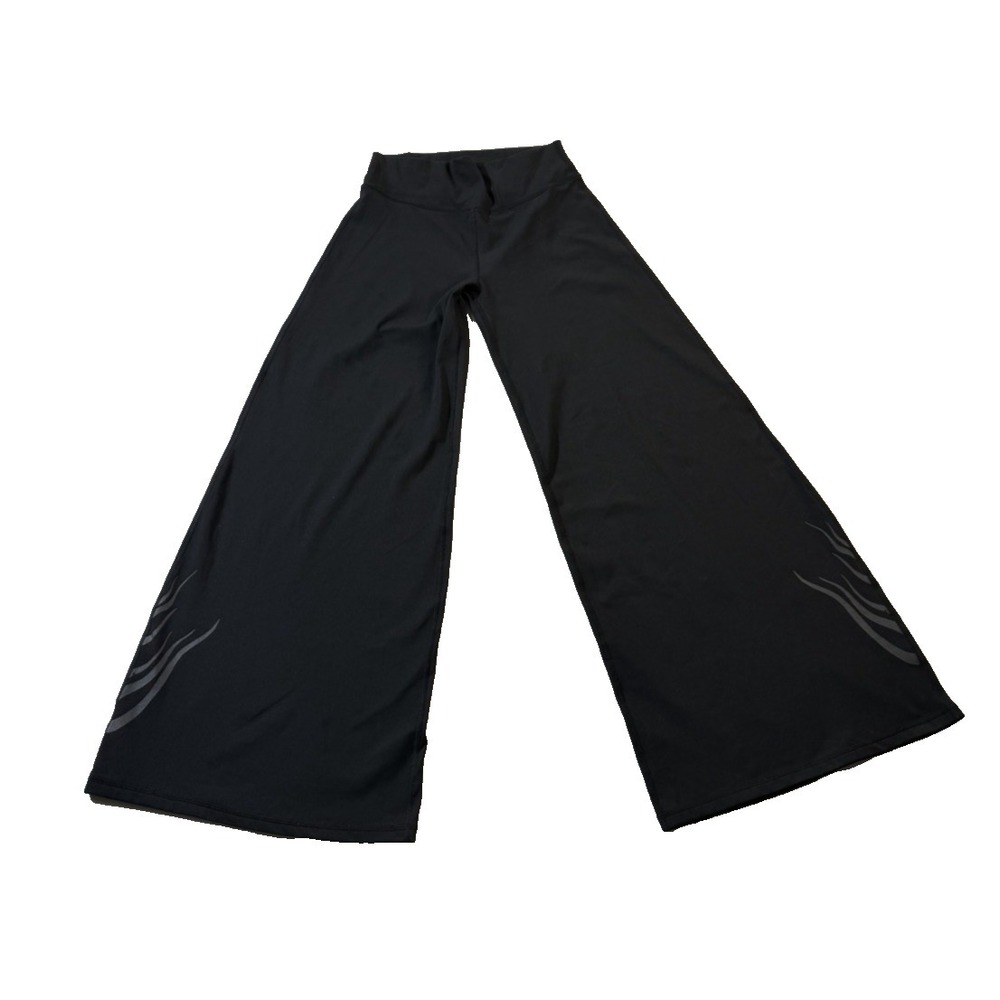 NWOT Darc Sport SHE Wolf Energy Pant Wide Leg Pant Black Medium Leggings Wolves